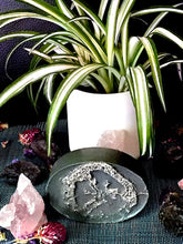 Load image into Gallery viewer, EMBEDED LOOFAH MASSAGE BAR-ACTIVATED CHARCOAL MIDNIGHT QUARTZ