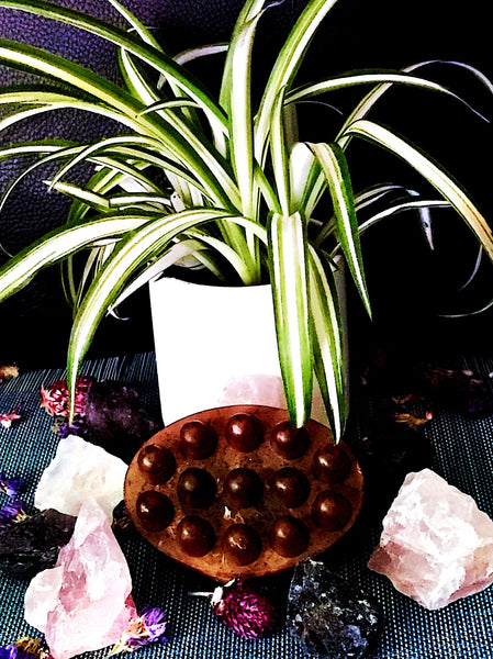 EMBEDED LOOFAH MASSAGE BAR- LEATHER AND CEDAR