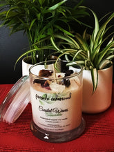 Load image into Gallery viewer, FIRESIDE CEDARWOOD CRYSTAL SOY CANDLE